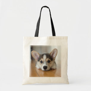 Tote Bag Animaux de bébés cutest Corgi Puppy