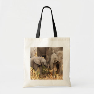 Tote Bag Animaux de bébés cutest   Deux jeunes éléphants