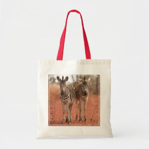 Tote Bag Animaux de bébés cutest   Deux jeunes zèbres