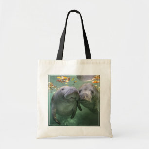 Tote Bag Animaux de bébés cutest Deux Manatees