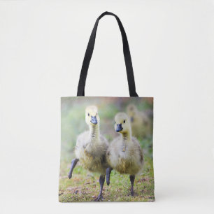 Tote Bag Animaux de bébés cutest   Goélands d'oies canadien