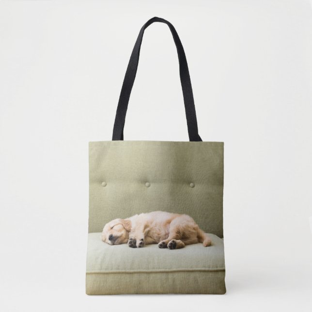 Tote Bag Animaux de bébés cutest | Golden Retriever Puppy 2 (Devant)