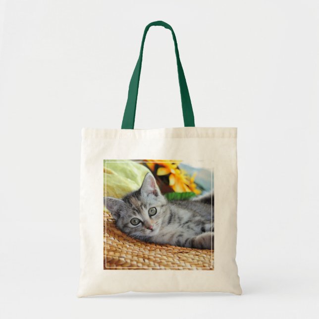 Tote Bag Animaux de bébés cutest | Lounge Kitten (Devant)