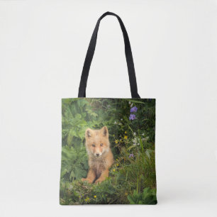 Tote Bag Animaux de bébés cutest Renard rouge à Umnak Ala
