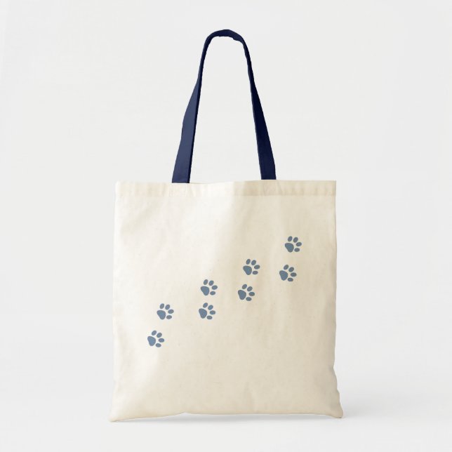 Tote Bag animaux de compagnie chiens chat pawprints (Devant)