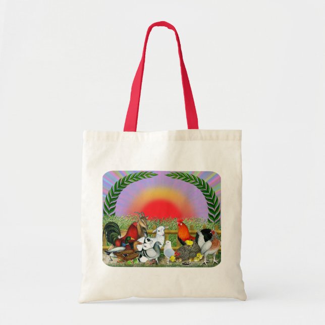 Tote Bag Animaux de ferme (Devant)