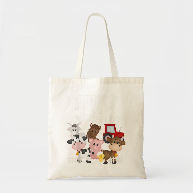 Tote Bag Animaux De Ferme Barnyard Agritourisme Tante De La (Devant)
