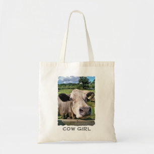 TOTE BAG ANIMAUX DE LA FERME, VACHE COUPÉE