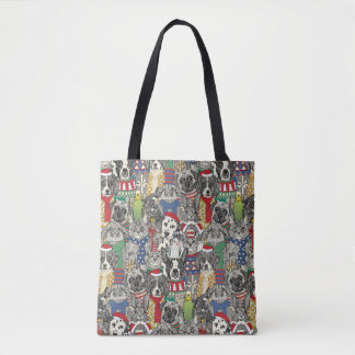 Tote Bag animaux de noël