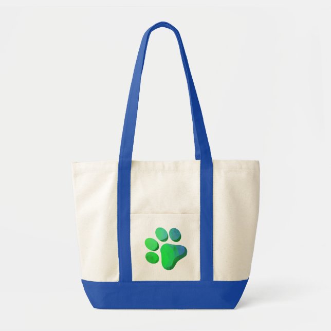Tote Bag Animaux Empreintes de pattes Équipe Sport Chiens C (Devant)