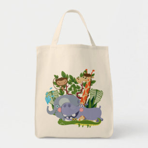 Tote Bag Animaux mignons de safari