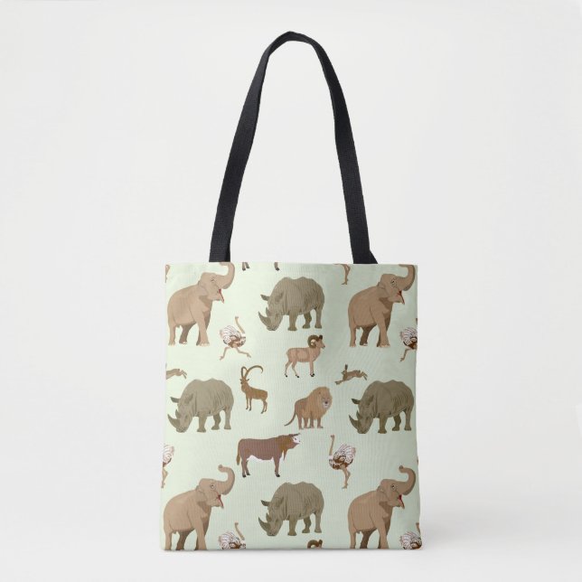 Tote Bag Animaux sauvages (Devant)