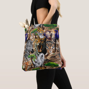 Tote Bag Animaux sauvages de la Savane africaine