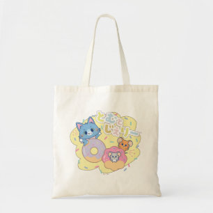 Tote Bag Anime Donut délice avec Tom, Jerry et Tuffy