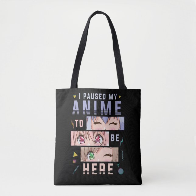 Tote Bag Anime regarder la fille Japonaise Anime Lover (Devant)