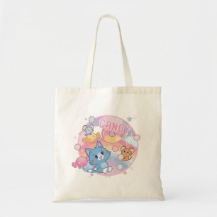Tote Bag Anime Tom et Jerry Candy Party