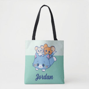 Tote Bag Anime Tom, Jerry et Tuffy
