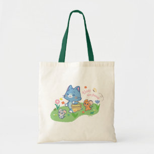 Tote Bag Anime Tom, Jerry et Tuffy Picnic