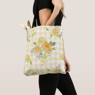 Tote Bag Anja buttercup En vichy