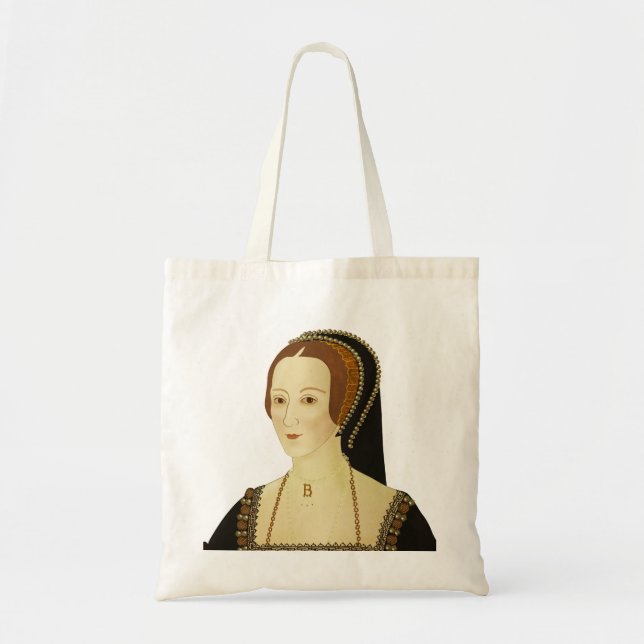 Tote Bag Anne Boleyn - illustration historique (Devant)
