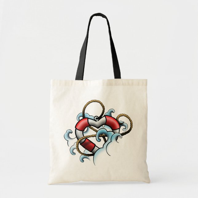 Tote Bag anneau de vie (Devant)
