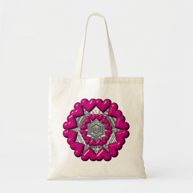 Tote Bag Anneau des Coeurs Valentine (Devant)