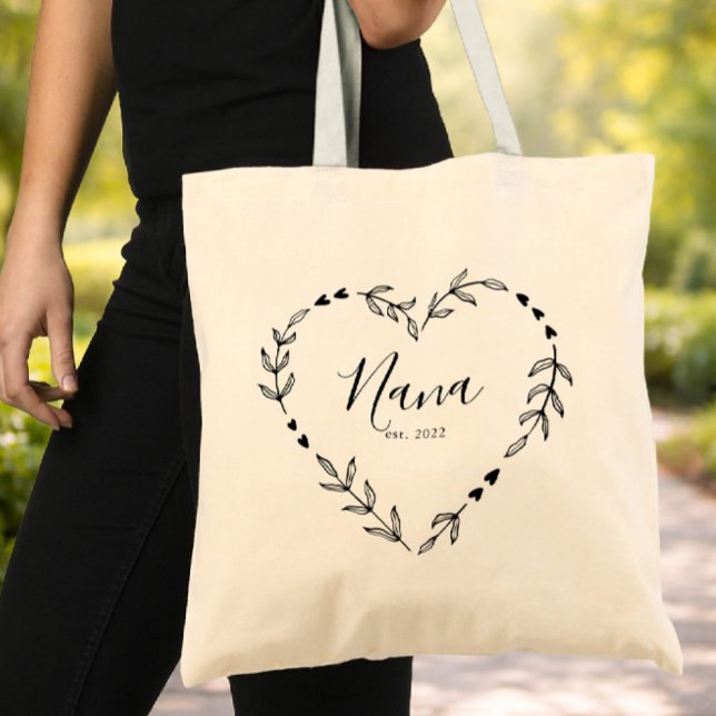 Tote Bag Année de Nana Établi. (Créateur téléchargé)