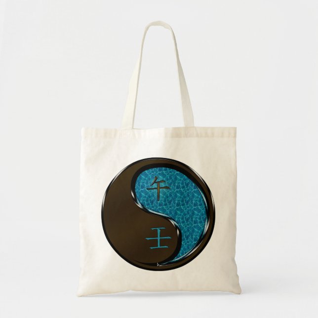 Tote Bag Année du Cheval d'eau (Devant)