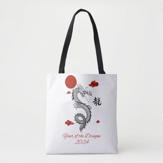 Tote Bag Année du Dragon 2024 (Devant)