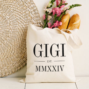 Tote Bag Année Numérique Gigi Roman