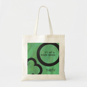 Tote Bag Anniversaire 30 Décennie Verte