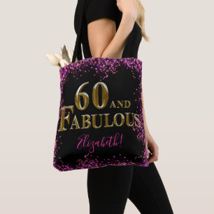 Tote Bag Anniversaire 60 ans