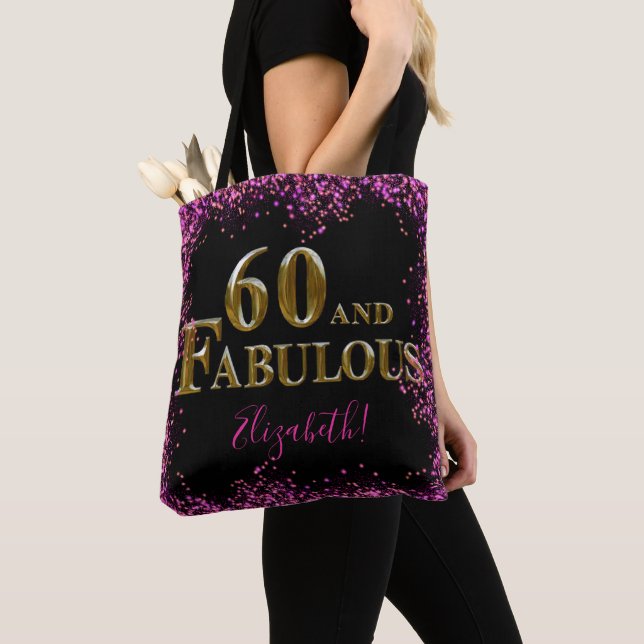 Tote Bag Anniversaire 60 ans (De près)