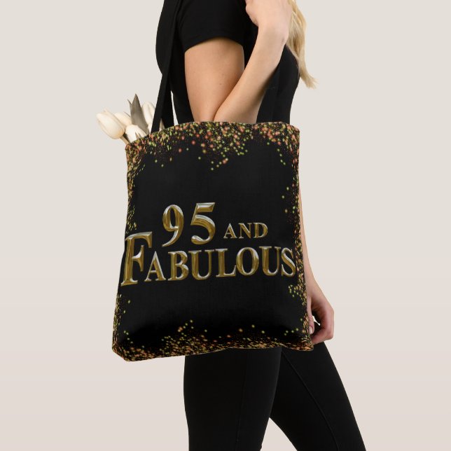 Tote Bag Anniversaire 95 ans (De près)