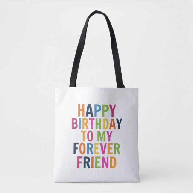 Tote Bag Anniversaire d'amis  (Devant)