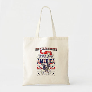 Tote Bag Anniversaire des 250 ans de l'Amérique patriotique
