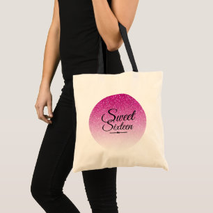 Tote Bag Anniversaire d'Ombre de parties scintillantes de