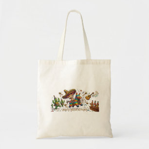 Tote Bag Anniversaire drôle de fête avec un Chihuahua sur u
