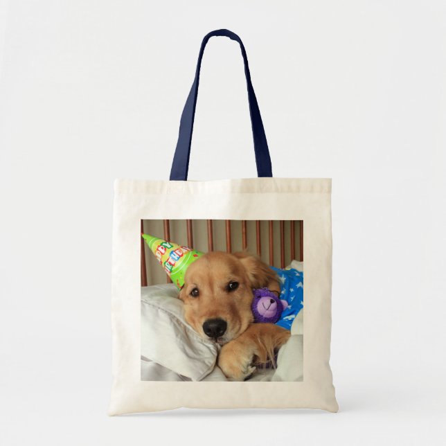 Tote Bag Anniversaire du Golden Retriever (Devant)