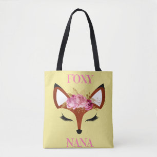 Tote Bag Anniversaire rusé de jour de Fox de Nana et de