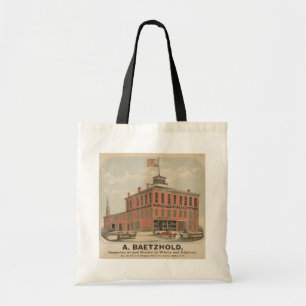 Tote Bag Annonce Vintage D'Août Baetzhold, Vins & Liqueurs
