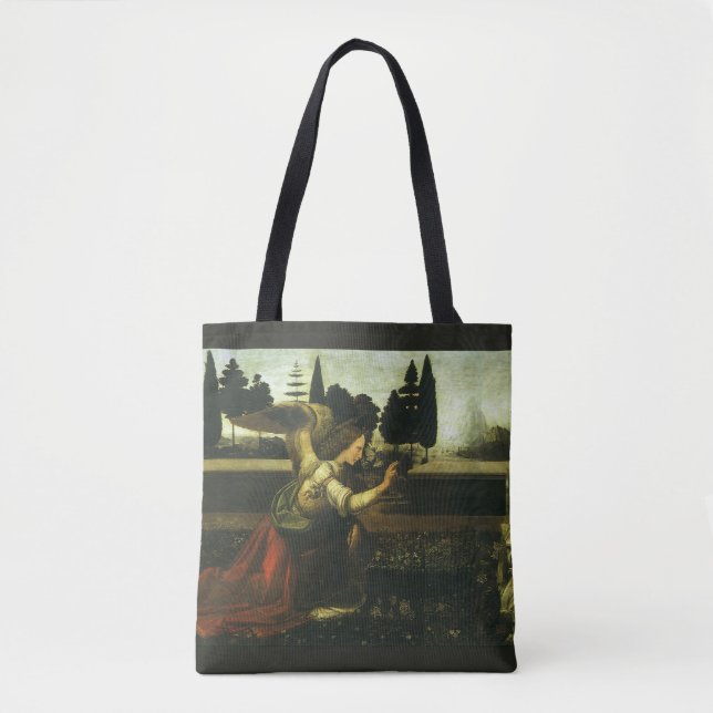 Tote Bag Annonciation du Seigneur par Léonard de Vinci (Devant)
