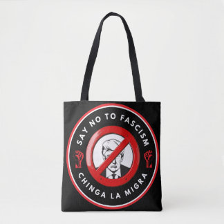 Tote Bag Anti-Facism Denim Jacket