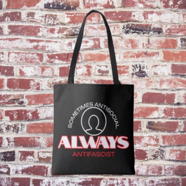 Tote Bag Antifasciste de fourre-tout : Déclaration (Créateur téléchargé)