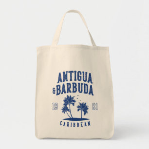 Tote Bag Antigua-et-Barbuda Palmier des Caraïbes