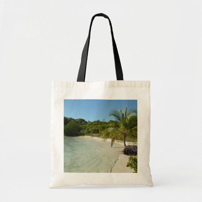 Tote Bag Antiguan Beach Beautiful Tropical Landscape (Devant)