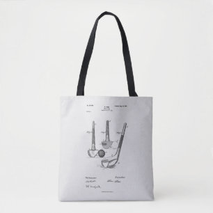 Tote Bag Antique Golf Club 1900, Brevet