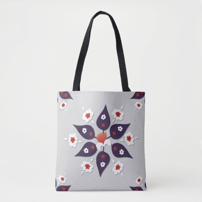 Tote Bag Antique ottoman turc design, abstraite (Devant)