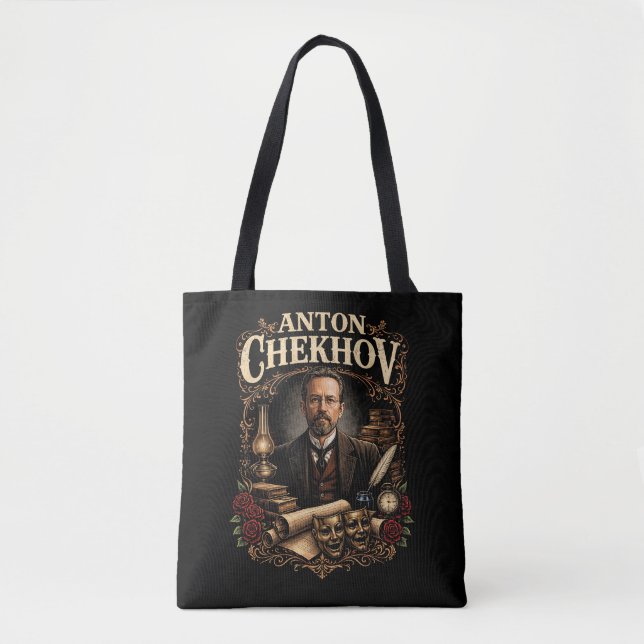 Tote Bag Anton Tchekhov (Devant)