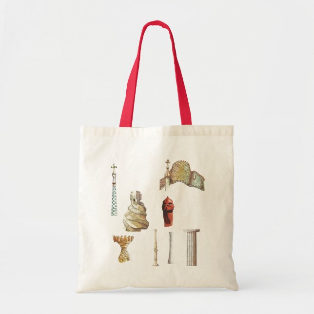 Tote Bag Antonio Gaudi. Barcelone. L'Espagne. Architectural (Devant)